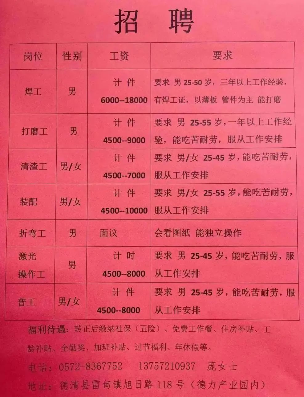 黄骅招工信息最新招聘，开启职业新篇章的机遇