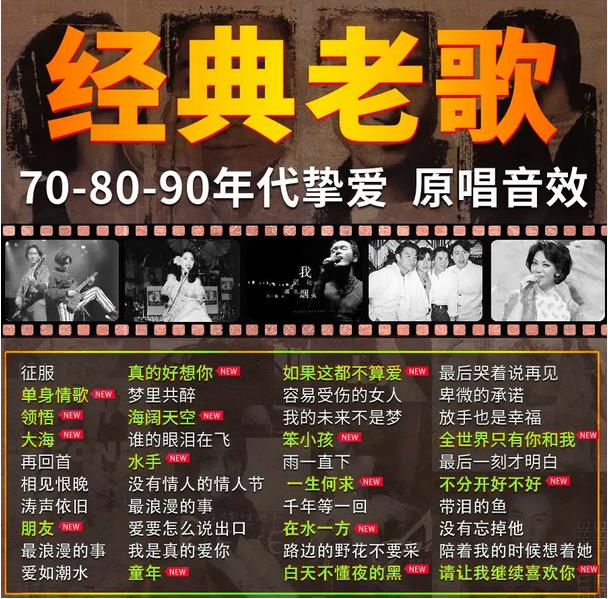 好听经典原唱老歌曲大全，时光里的旋律，记忆中的温暖